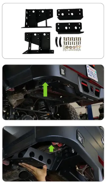 DV8 OFFROAD SRGL 01 Bed Protection Skid - fig 1