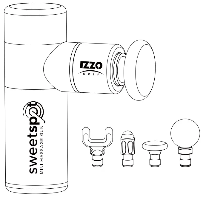 IZZO Golf Sweet Spot Massage Gun