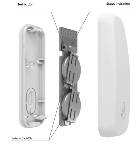 inELS RFTI-20 Temperature and Humidity Sensor - Indication