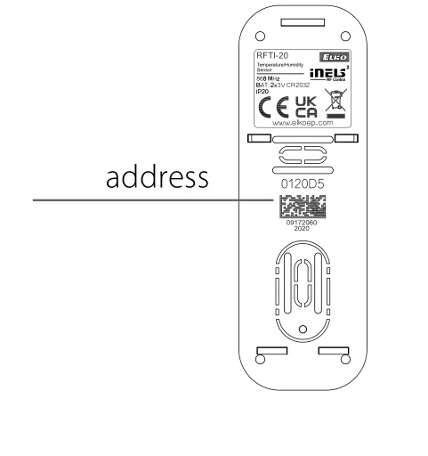 inELS RFTI-20 Temperature and Humidity Sensor - Programming