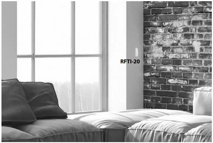 inELS RFTI-20 Temperature and Humidity Sensor - mounting