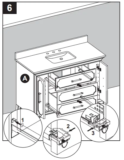 allen roth 48-in Vanity with Top - INSTRUCTIONS2