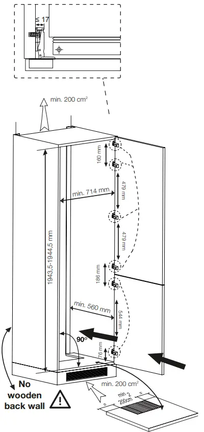 beko BCNE400E50SHN Refrigerator fig 3