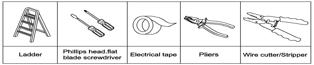 ZEVNI A04521 Fido 28 Inch Wide Gold 5-Light Chandelier - tool