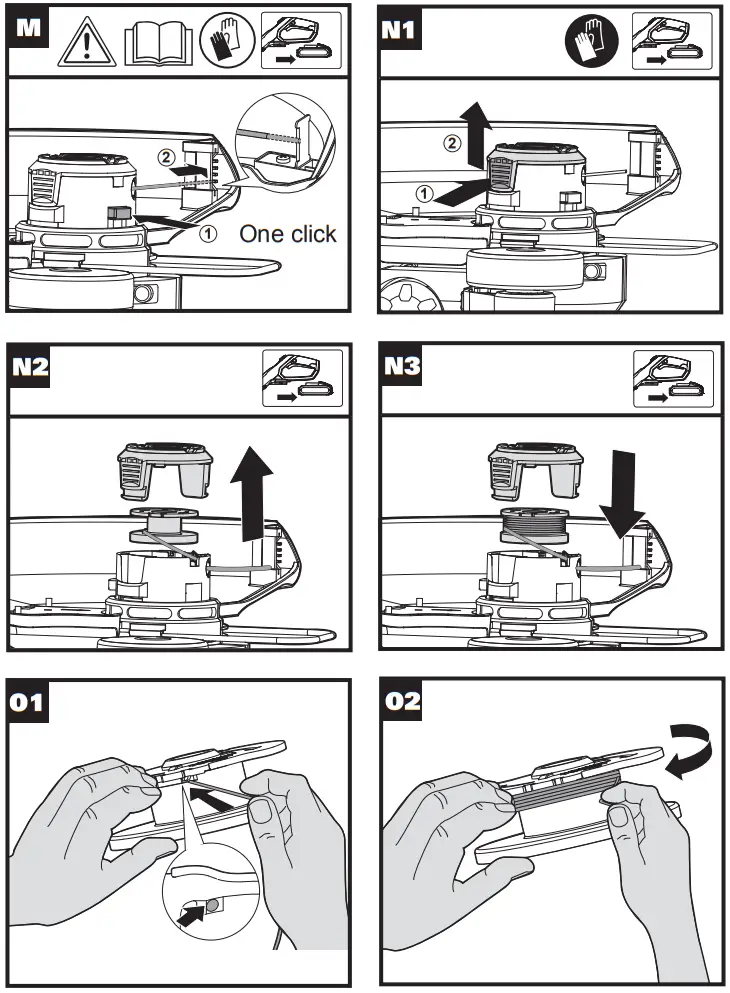 WORX WG163E 2-in-1 Grass Trimmer-Edger - Fig 5