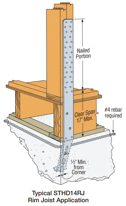 SIMPSON Strong-Tie LSTHD Wood Construction Connectors - fig 3