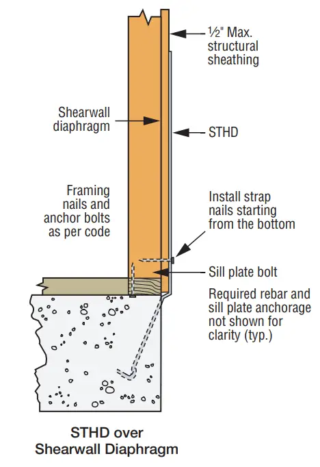 SIMPSON Strong-Tie LSTHD Wood Construction Connectors - fig 5