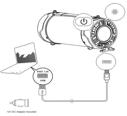 BOSS AUDIO SYSTEM TUBE - Charging