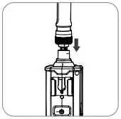 TESLONG WF200 Digital Borescope - Connect the cable to the endoscope