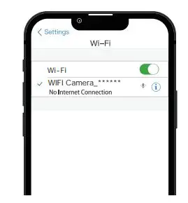 TESLONG WF200 Digital Borescope - Go into the WiF is setting on your devices