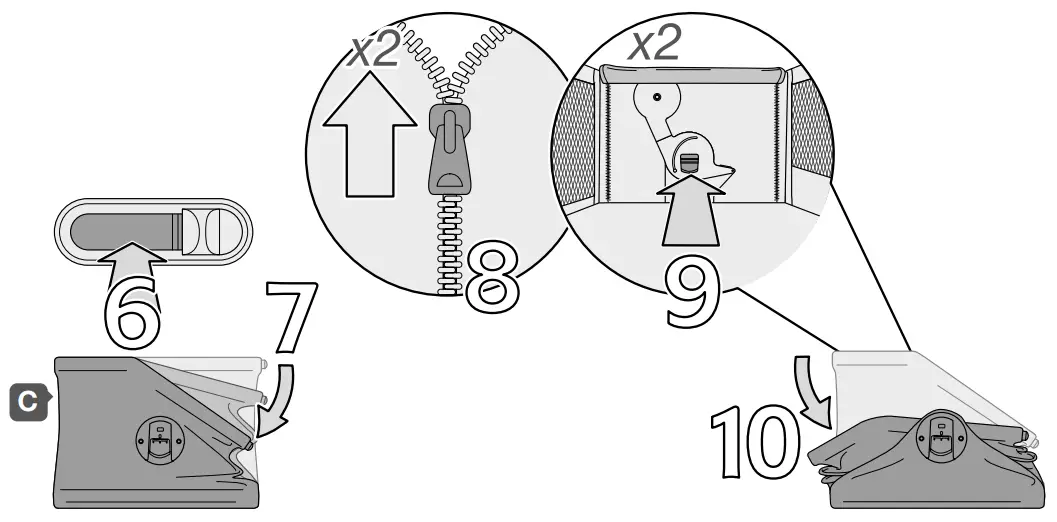 mamas papas Lua Bedside Crib - Fig 12