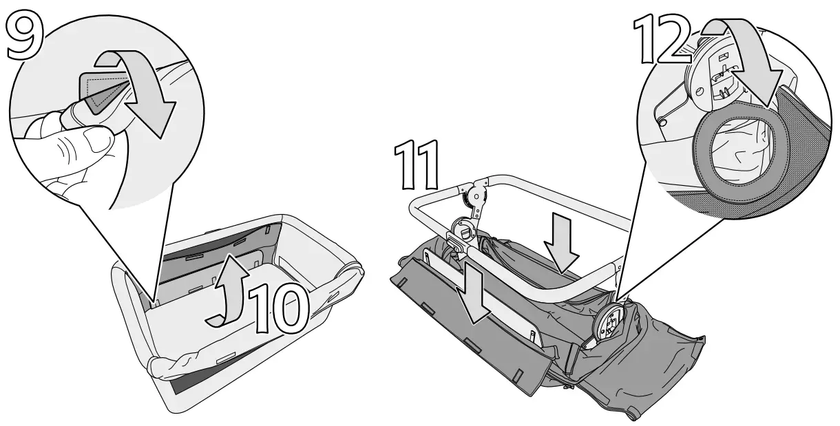 mamas papas Lua Bedside Crib - Fig 17