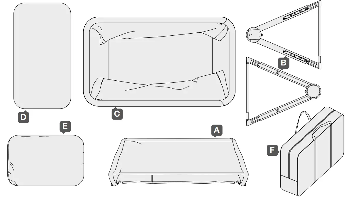 mamas papas Lua Bedside Crib - Fig 2