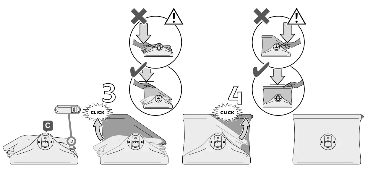 mamas papas Lua Bedside Crib - Fig 4