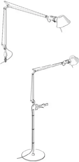 Artemide Tolomeo LED Floor Lamp-FIG7