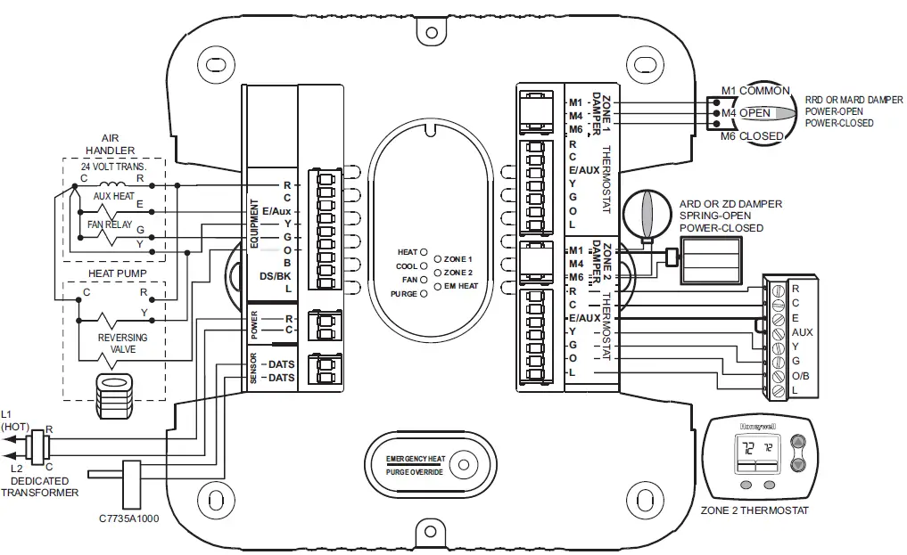 honeywell-hz221truezone-control panel-10