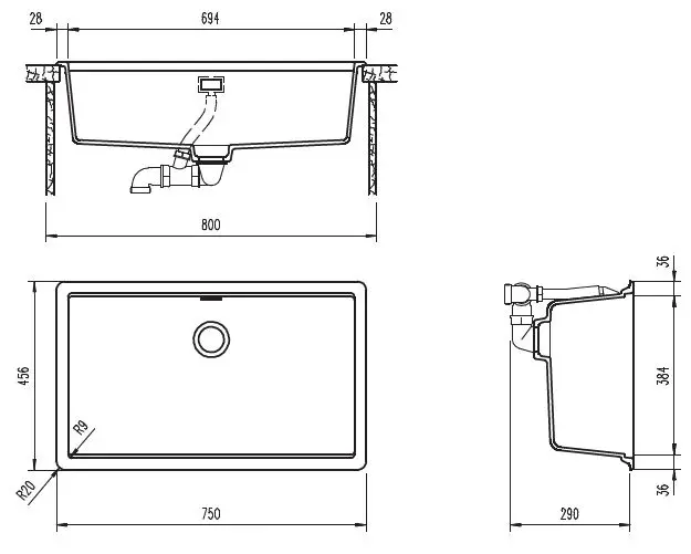 SCHOCK-GALAXY-N100XL-Sink-1-Bowl-1