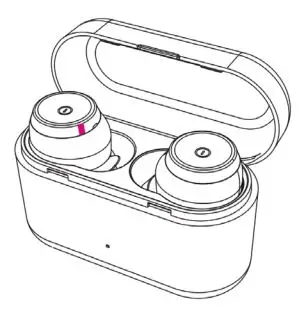 BLAUPUNKT TWS BTW-01 - Red light on-Charging