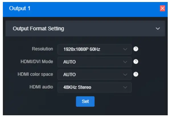 Function configuration