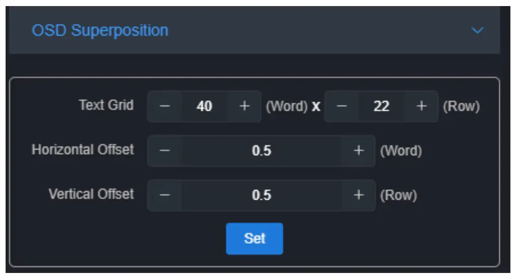 Function configuration