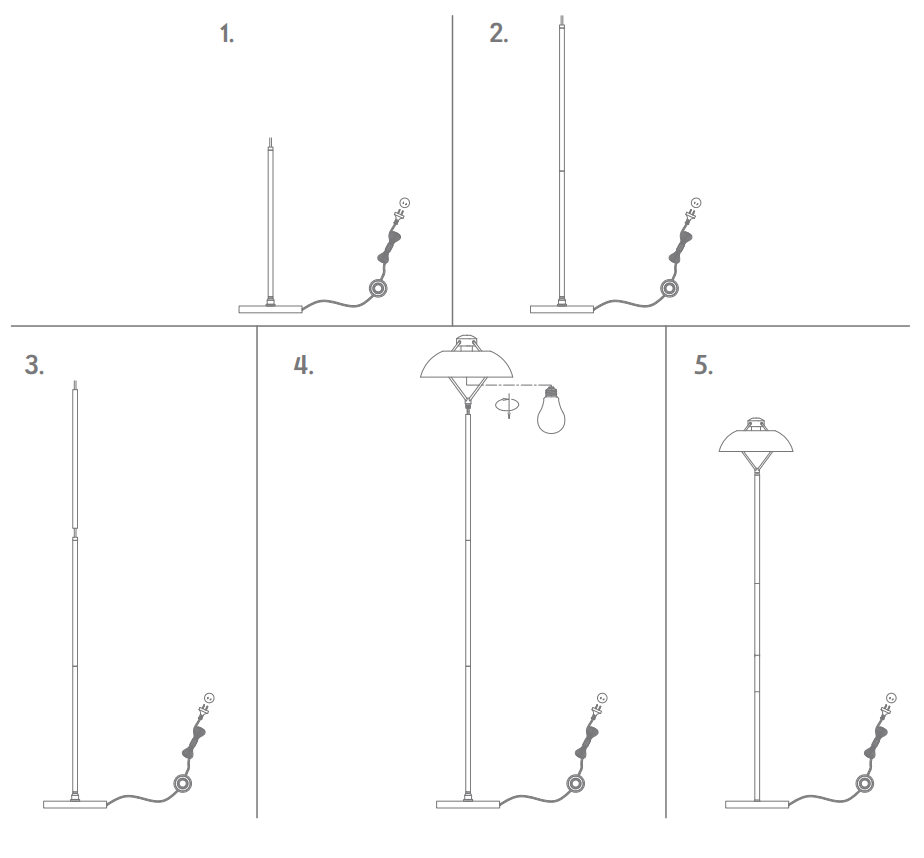 DOMUS 22713 FORGE-FL Floor Lamp