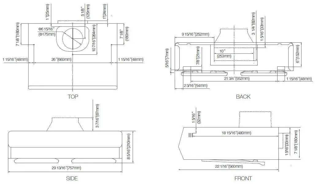 FOTILE-UQS3001-Pixie-Air-Series-30-Inch-Under-Cabinet-Range-Hood-fig- (8)