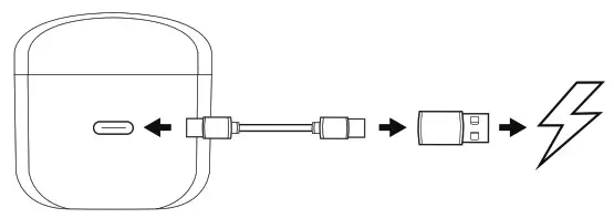 Klipsch T5 True Wireless Headphones - CHARGING