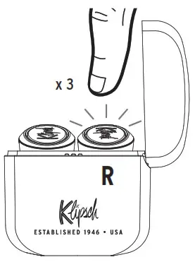 Klipsch T5 True Wireless Headphones - PAIRING