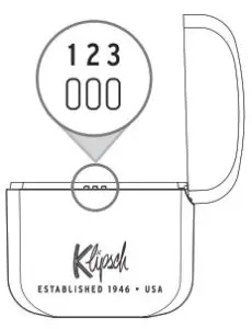 Klipsch T5 True Wireless Headphones - STATUS INDICATORS 2