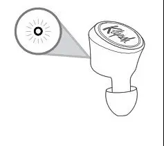 Klipsch T5 True Wireless Headphones - STATUS INDICATORS