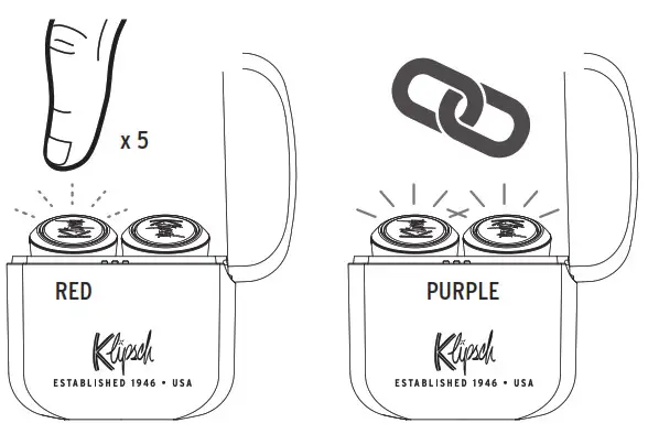 Klipsch T5 True Wireless Headphones - TRUE WIRELESS RESET 1