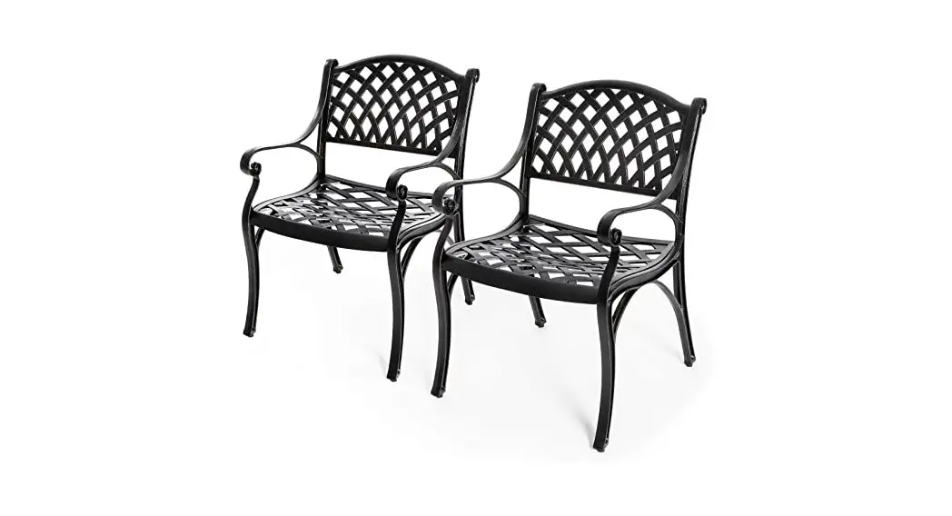 Nuu Garden Dac208 Cast Aluminum Bistro Armchair Installation Guide Nuu Garden Dac208 Cast Aluminum Bistro Armchair Installation Guide