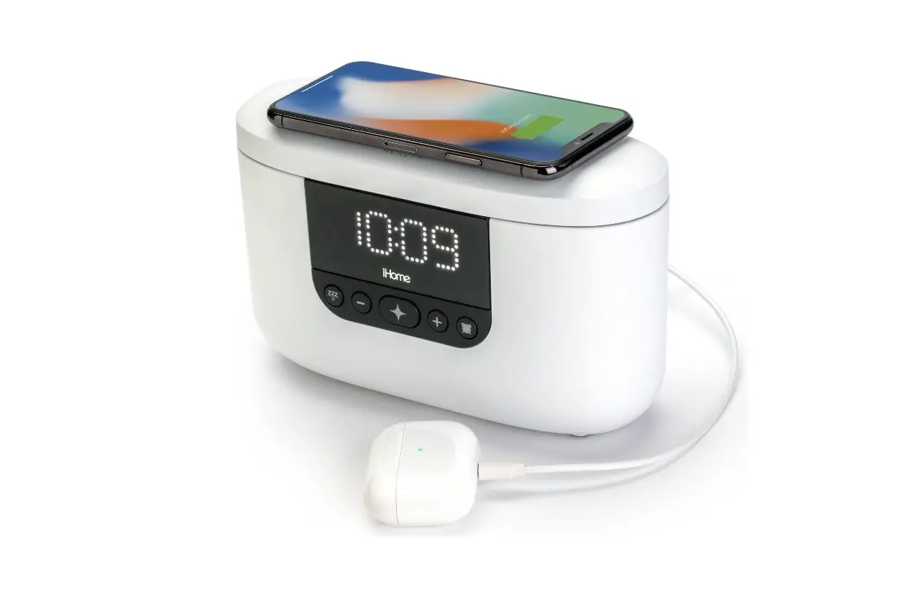 Ihome Iuvw3 360° Uv-c Sanitizer With Wireless Charging User Guide