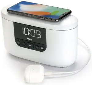 iHOME iUVW3 360° UV-C Sanitizer with Wireless Charging