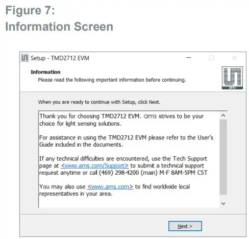 ams TMD2712 ALS and Proximity Sensor Module User Guide - Figure 7
