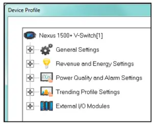 Electro Industries Nexus 1500 Power Quality Meter with Phasor Measurement Unit - Software2