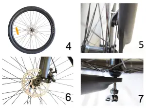 Ride1UP 700 Series Electric Bike - hydraulic brake