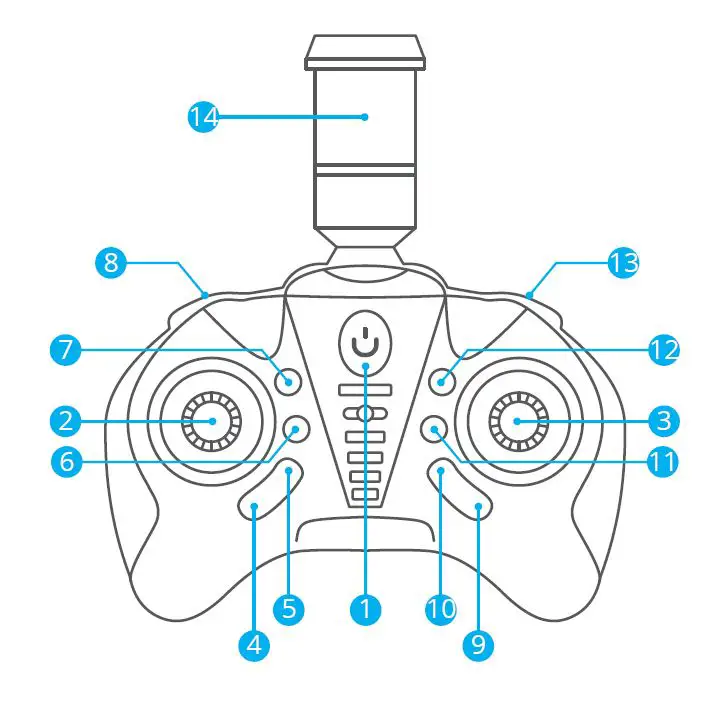 KEDOMO F02 Foldable Mini Drone fig2