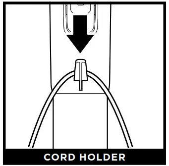 Shark UV850 Series Lift Away ADV DuoClean Power Fine Upright Vacuum - POWER CORD 2