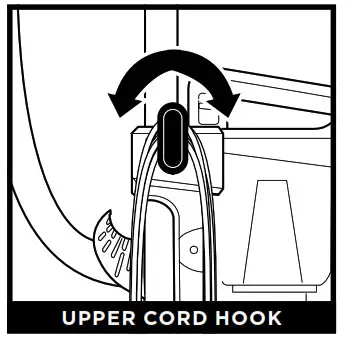 Shark UV850 Series Lift Away ADV DuoClean Power Fine Upright Vacuum - POWER CORD