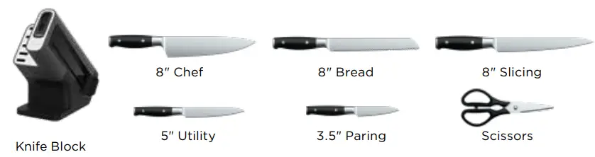 NINJA K32006UK StaySharp Knives -Knife Block