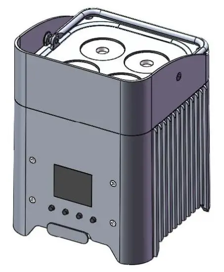 ColorKey CKU-7060 AirPar HEX 4 Wireless Battery-Powered Uplight image