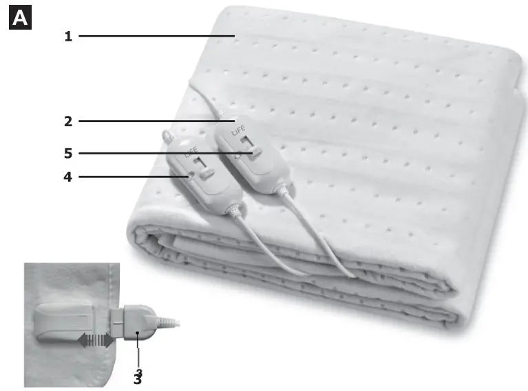 LiFE UBL 002 Double Electric Heated Underblanket - fig1