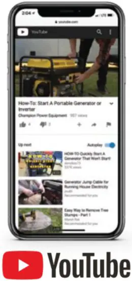 CHAMPION 201049 4500W Open Frame Inverter Generator - youtube