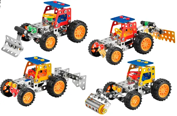 KAYOBA 017104 4-in-1 161 Parts Construction Set