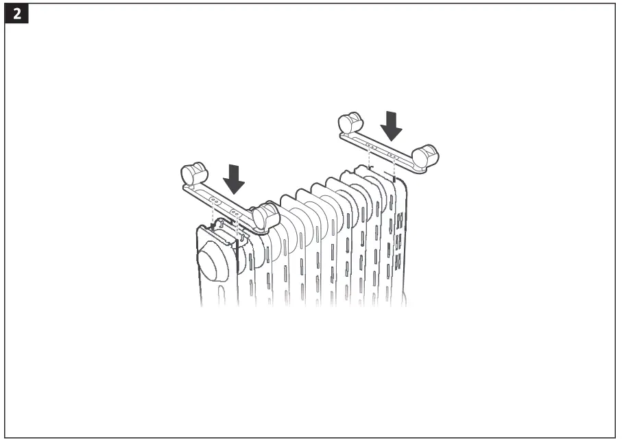 anslut 014520 Oil Filled Electric Radiator - Fig.1