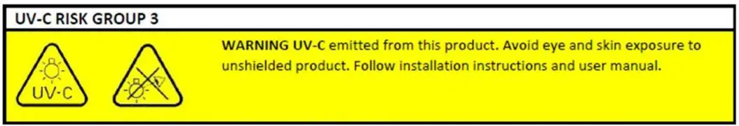 PHILIPS UVC 100 Disinfection Chamber Instructions - CAUTIONS