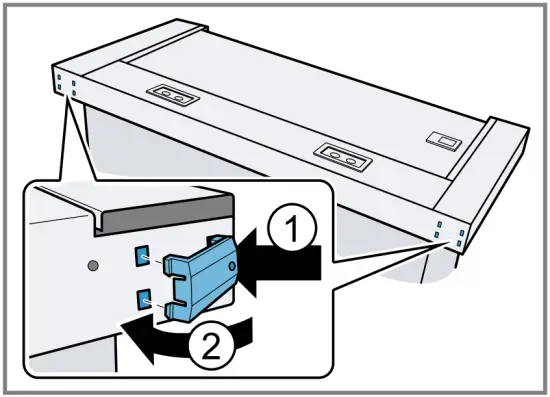 Preparing the appliance