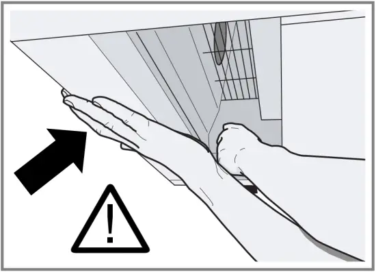 Removing the appliance