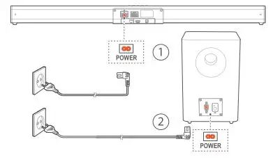 JBL Cinema SB160 - Connect to Power
